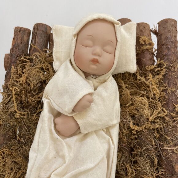 Ashton Drake Galleries Holy Family Nativity Set Porcelain Figurine Dolls Shepard - Picture 4 of 12